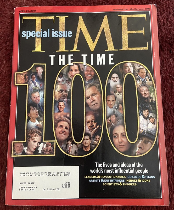 TIME MAGAZINE: SPECIAL ISSUE  "THE TIME 100" - APRIL 2004