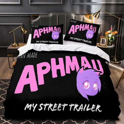 Juego de Sábanas 3D Aphmau Personajes Dibujos Animados 80x80 Funda de Almohada Funda Nórdica 135x200 - Imagen 3 de 11