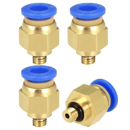 2-Pack Female Straight Push-to-Connect Fittings - 1/4" OD Tube To 1/4" NPT Brass