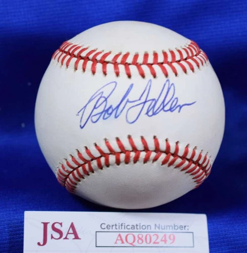 Bob Feller JSA COA Autograph American League Signed Baseball 2
