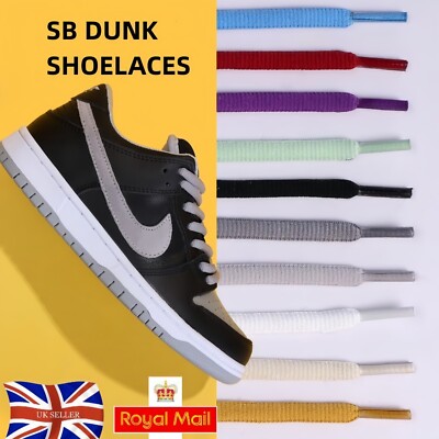 9 mm extra dicke ovale Schnürsenkel Fat Laces für Nike Dunk SB Jordan Sneaker UK POST