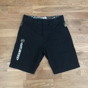 pe By Bathing Ape Bape Universe Authentic Camo Black Chino Shorts Men S Small Ebay