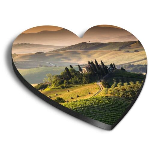 Heart MDF Magnets - Tuscany Italy Italian Travel #2339 - Picture 1 of 8