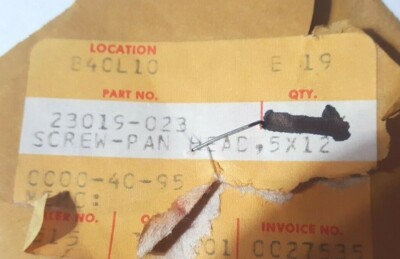 Kawasaki 5X12 Pan Head Screw NOS 23019-023 (11319) | eBay