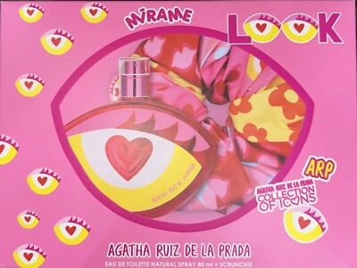 Agatha Ruiz de la Prada Mirame EDT 80 ml and Scrunchie . Look set