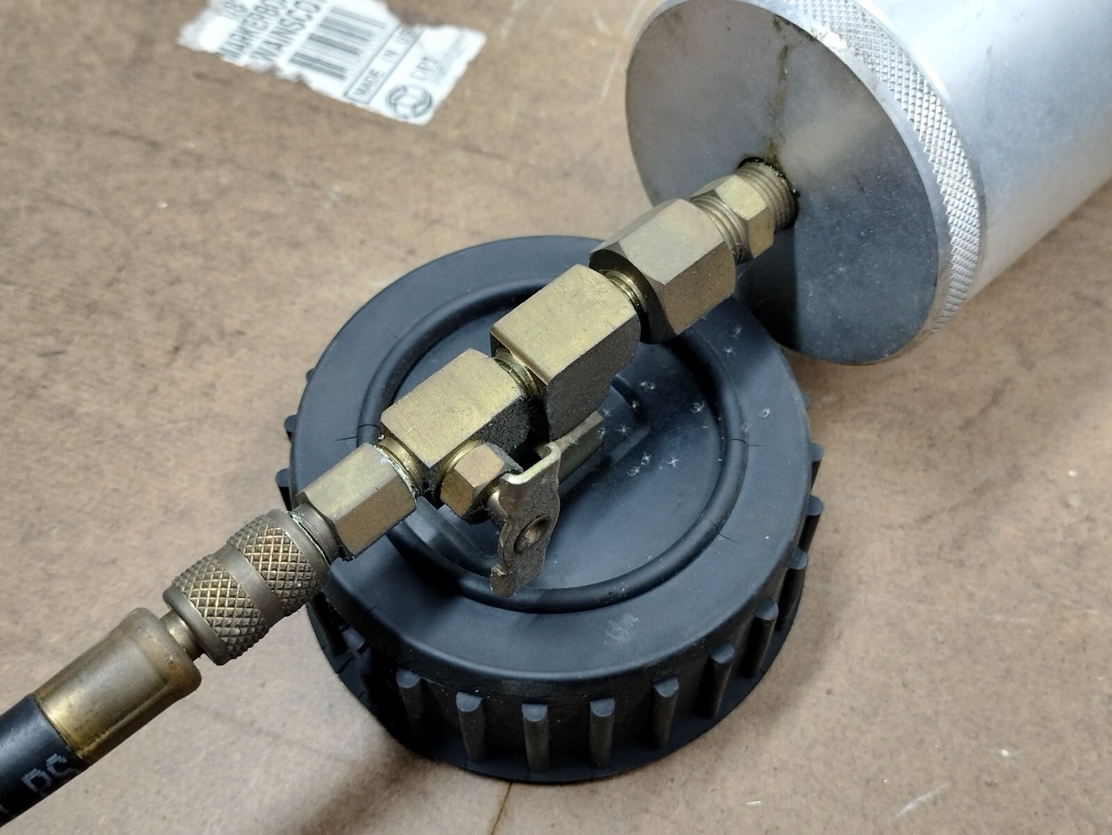 OTC Castle Fuel Injector Cleaner - Gauge & Canister