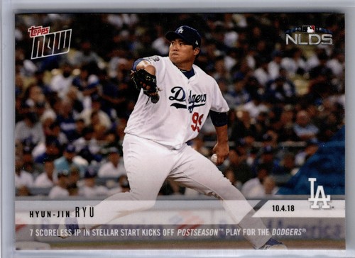 2018 Topps Now 840 Hyun Jin Ryu