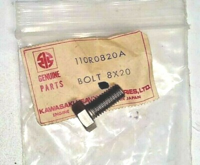 Kawasaki NOS, KE250, KZ1000, KH125, Small Upset BOLT, 8x20