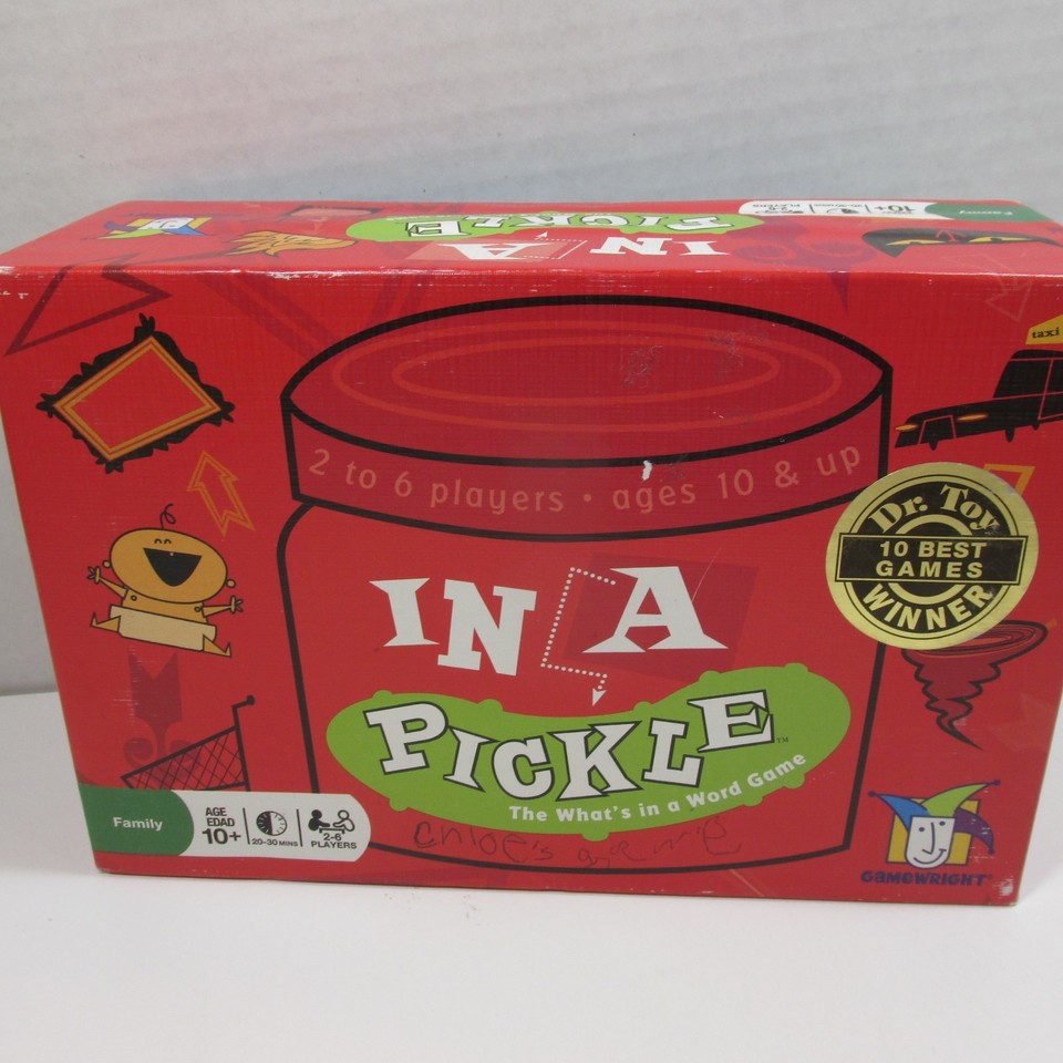 In A Pickle Game What Is In A Word Game Gamewright 2 to 6 Players Ages