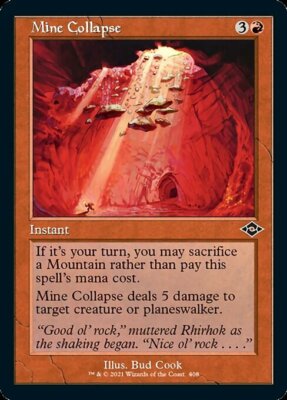 MTG 2x MINE COLLAPSE EXC - MINENKOLLAPS - MH2 RETRO EN - MAGIC