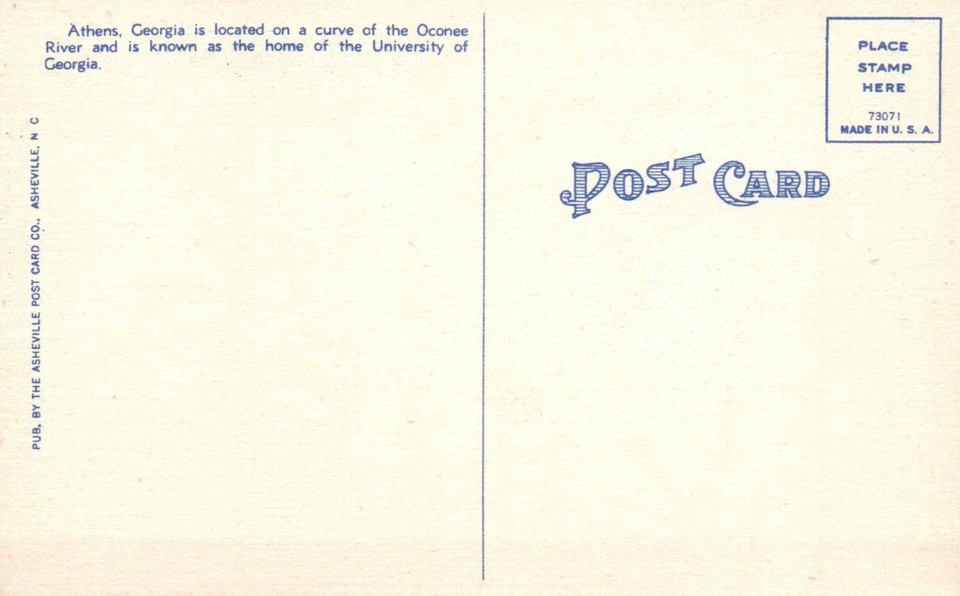 Athens Home Of Dr Harry E Talmadge, Vintage Postcard eBay