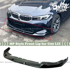 FITS 2023+ BMW G20 LCI 330i M340i MP STYLE GLOSS BLACK FRONT BUMPER LIP SPLITTER