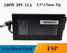 Genuine FSP 240W 20V 12A Laptop Charger 5.5*2.5mm Power Adapter FSP240-ACBU3