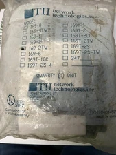 TII NETWORK TECHNOLOGIES 169-2TW Outdoor Sealed Wire Enclosure NEW in Bag