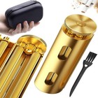Cigarette Rolling Machine Gold Brass Manual Practical Roller Gift For Family