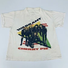 Brockum Warrant Cherry Pie Tour White Unisex All Size S-234XL T-shirt