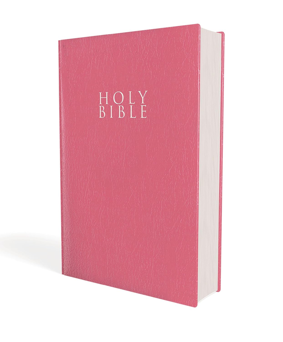 NIV, Gift and Award Bible, Leather-Look, Pink, Red Letter, Comfort