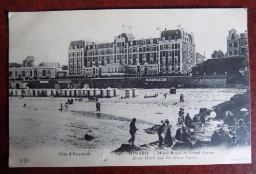 Cpa Dinard : hôtel Royal et grand casino - Photo 1/2