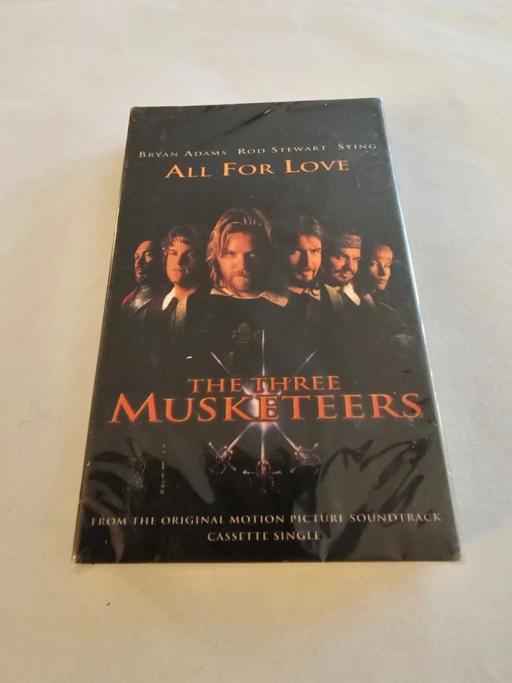 1993 "ALL FOR ONE" FACTORY SEALED CASSETTE BRYAN ADAMS STING STEWART SINGLE TAPE - Image 2 of 4