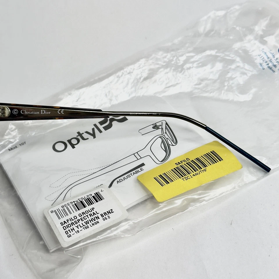 CHRISTIAN DIOR SPECTRAL Brown Havana Green Aviator Sunglasses DIORSPECTRAL - Image 3 of 4