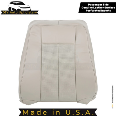 2007-2014 For Ford Expedition Genuine Leather Perf Passenger Top Cover Stone
