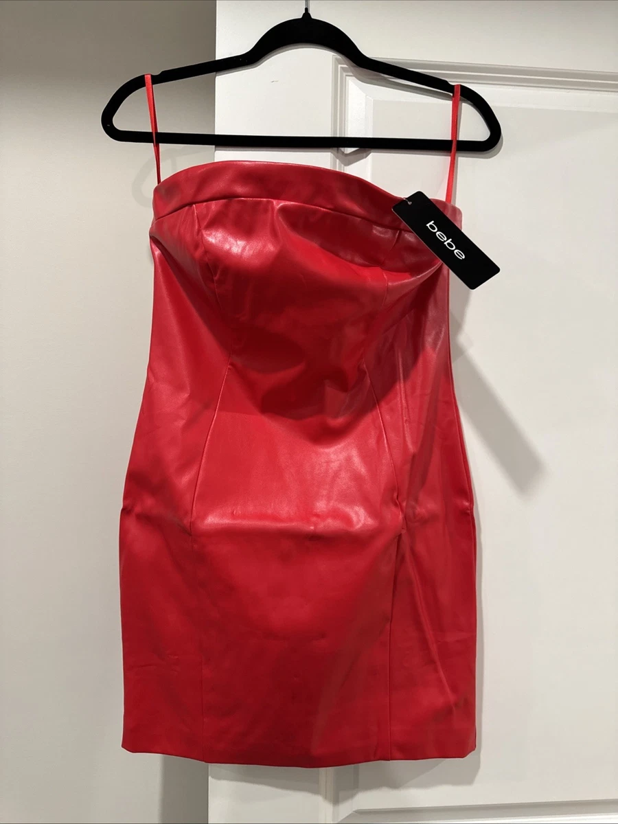 bebe vegan leather dress Women's Faux Dresses for Women for sale TRENDINGNOW