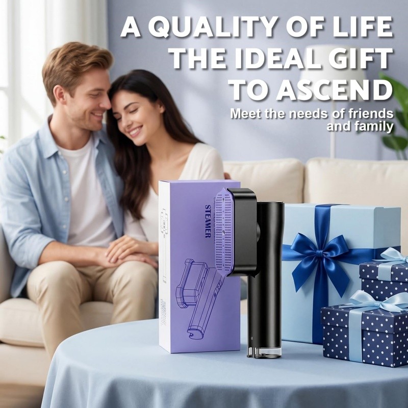 2-in-1 Handheld Clothes Steamer & Iron – 1200W Portable Travel Garment Steamer