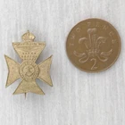 WW1 period Army 6th Battn City of London Regiment (Rifles) brass sweetheart pin