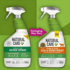 Natural Care  Flea and Tick, Home Spray, For Dogs Cats,  Home