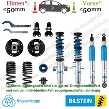 B16 Clubsport Gewindefahrwerk 30-50mm u.a.: BMW 2er Coupé F22 F87 Bj. 2012-2021