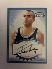 2003-04 fleer autographics Tony Parker Auto Spurs 116/200
