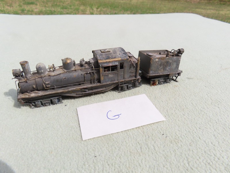 HO Brass Unknown Maker 3 TRUCK SHAY For Parts Lot G