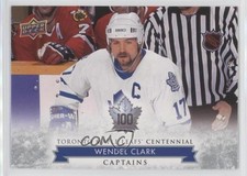 2017 Upper Deck Toronto Maple Leafs Centennial Captains Wendel Clark #107 0d7y