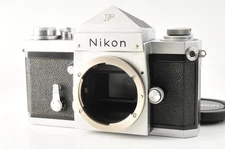 Nikon F Eye Level SLR 35mm Film Camera Silver Body [ Near MINT ] From JAPAN #349