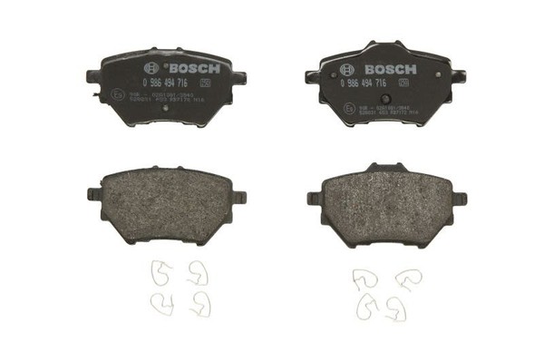 Bremsbelagsatz Bosch 0 986 494 716, Hinten-image