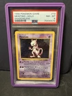 Pokémon TCG Mewtwo Shadowless Base Set PSA 8