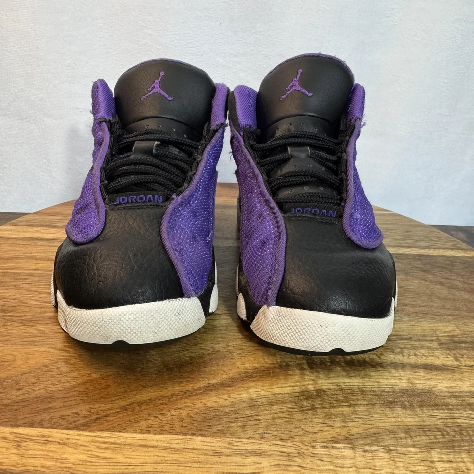 Nike Jordan 13 Retro Zapatos Niños 11C Púrpura Negro Blanco Baloncesto FD4649-501 Foto 2 de 4