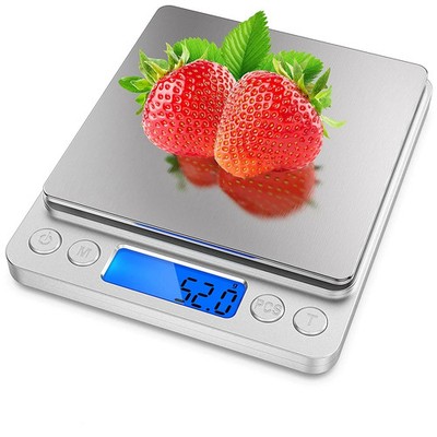 3000g X 0.1g Digital Gram Scale Pocket Electronic Jewelry Weight Scale 500gX0.1g