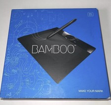 Pre-Owned Black Wacom Bamboo Make Your Mark Drawing Tablet Adapter Small MTE450