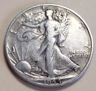 1944-D Walking Liberty Half Dollar Silver Coin