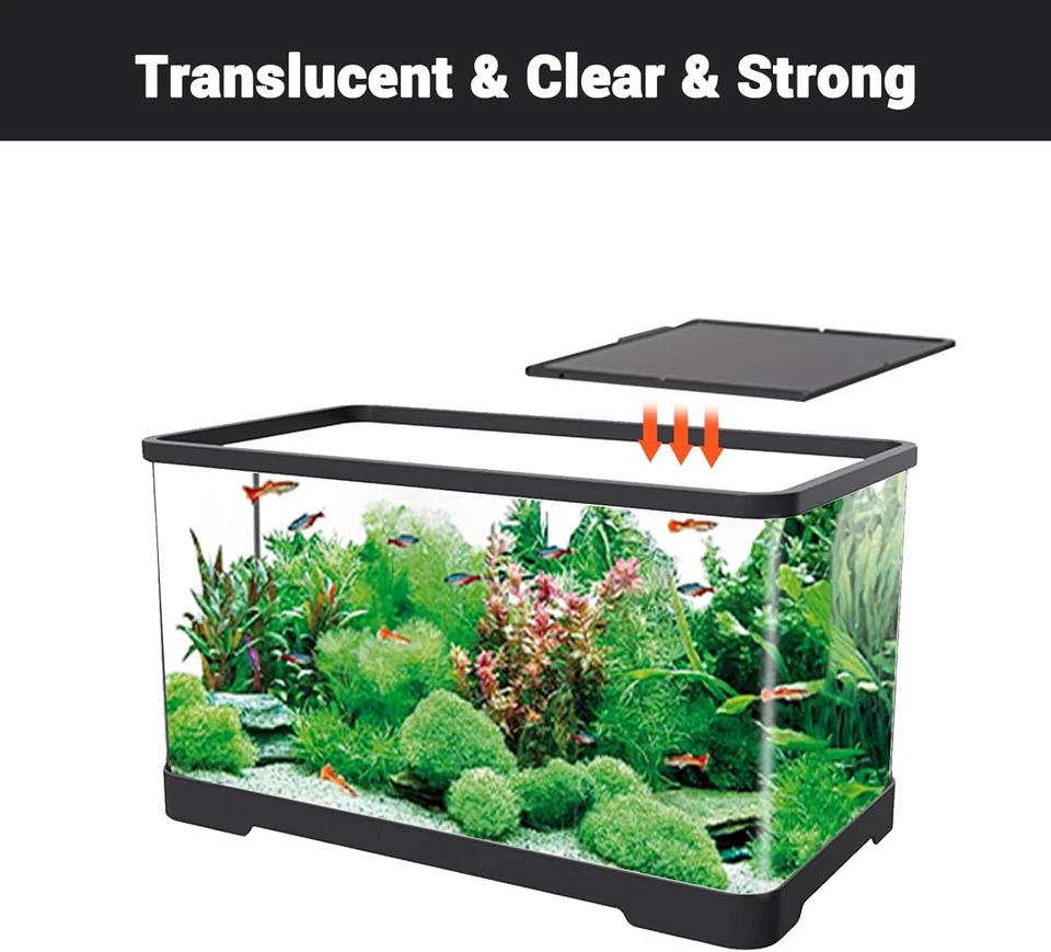 Set Completo per Acquario Con Illuminazione a LED, Serbatoio per Pesci Con Pompa - Immagine 4 di 4