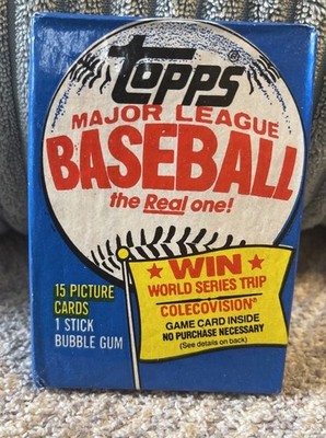 1983 TOPPS BASEBALL WAX PACK(1)  UNOPENED 15 CARDS  Gwynn Sandberg Boggs RC