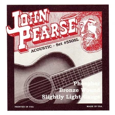 John Pearse JP550SL Bronze Musical Instrument Strings USA