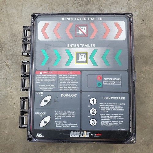 Tested Rite Hite Dok Lok 863.102 Control Panel Box 115V 60HZ 1PH Used
