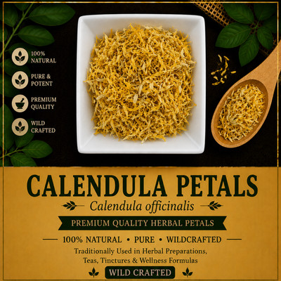 Calendula Petals Calendula officinalis Premium Herbal Flower Petals | Marigold