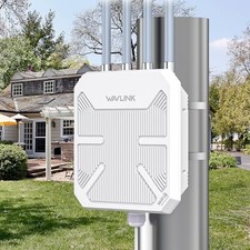Outdoor WiFi 6 Extender Long Range, Outdoor Wireless Access Point, AX3000