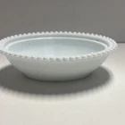 Vintage Indiana Glass White Milk Hen on Nest Candy Bowl BOTTOM ONLY
