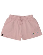 ELLESSE Girls Sport Shorts 10-11 Years Pink Cotton CP12