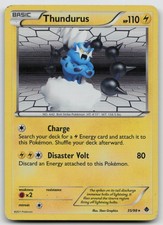 Pokemon Card Thundurus Holo Rare Emerging Powers 35/98