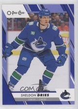 2023-24 O-Pee-Chee Blue Border Sheldon Dries #290 0c3